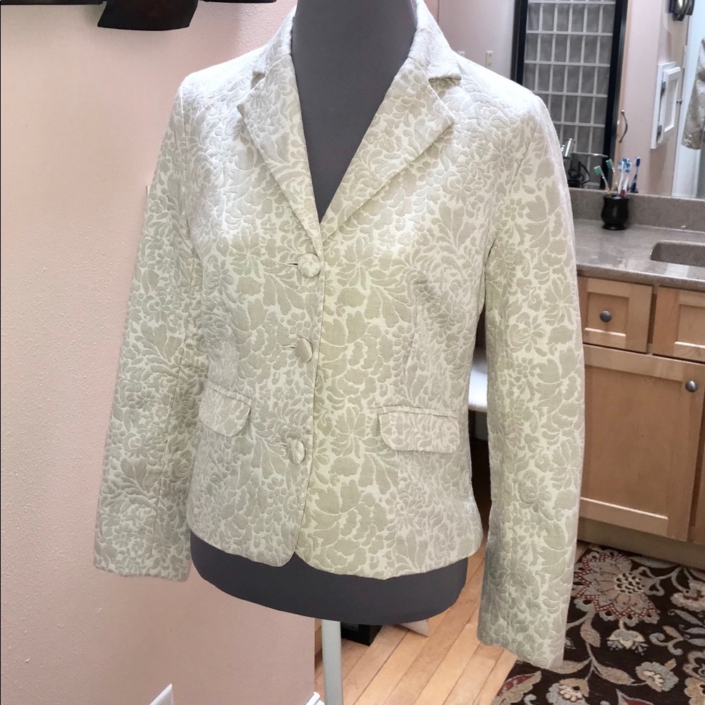 Lined Jacket Cream/Tan